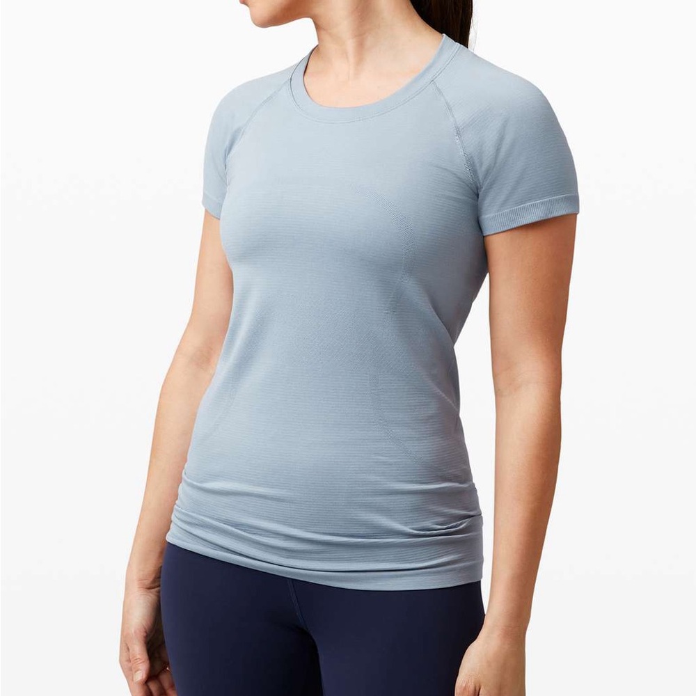 Chambray Lululemon Short Sleeve Swiftly Tech